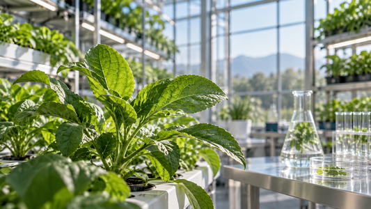 Factores de crecimiento en cosmética: cómo las plantas biofactoría fabrican proteínas para tu piel